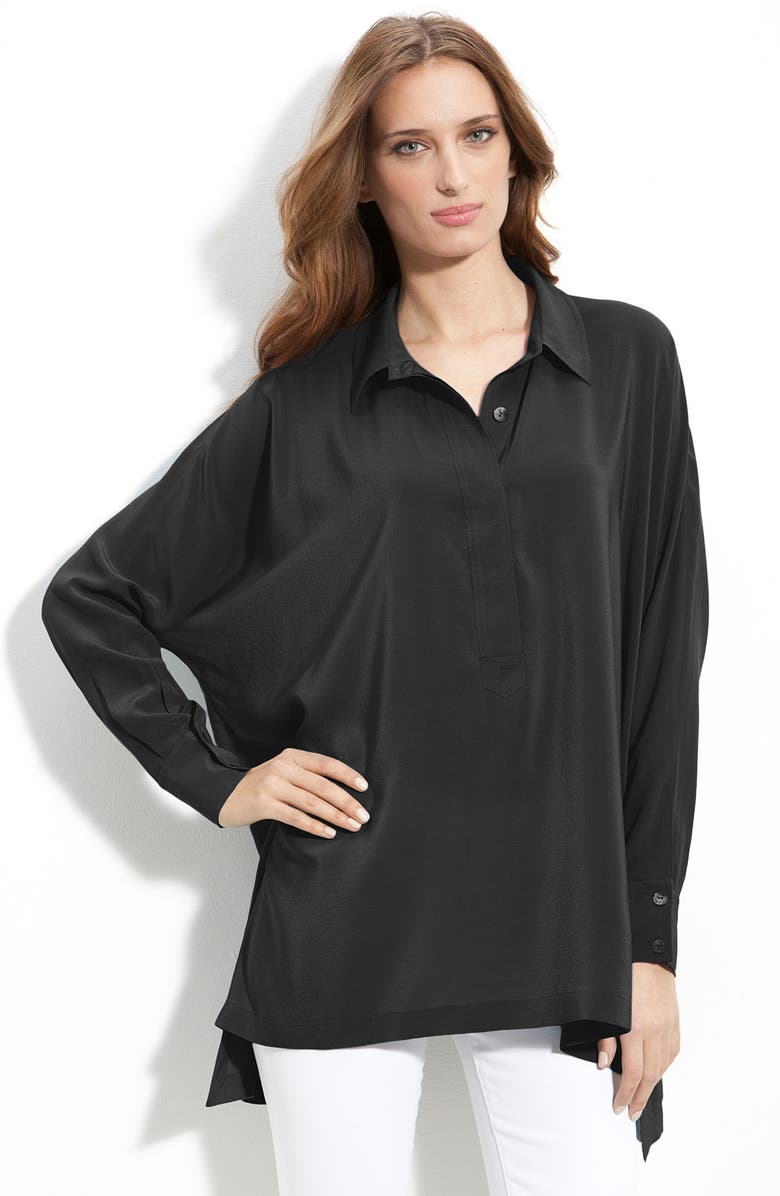 Eileen Fisher Boxy Silk Shirt | Nordstrom