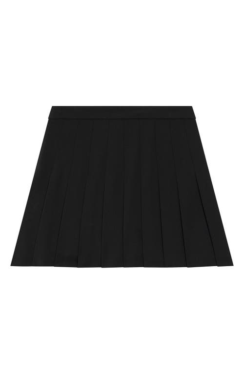 Shop Theory Pleated Miniskirt In Black