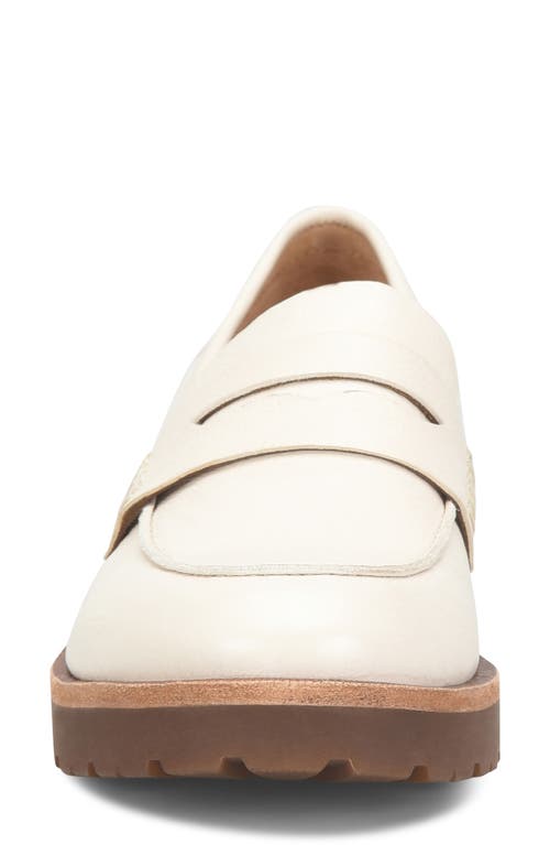 Kork-ease ® Carlisle Penny Loafer In White Leather