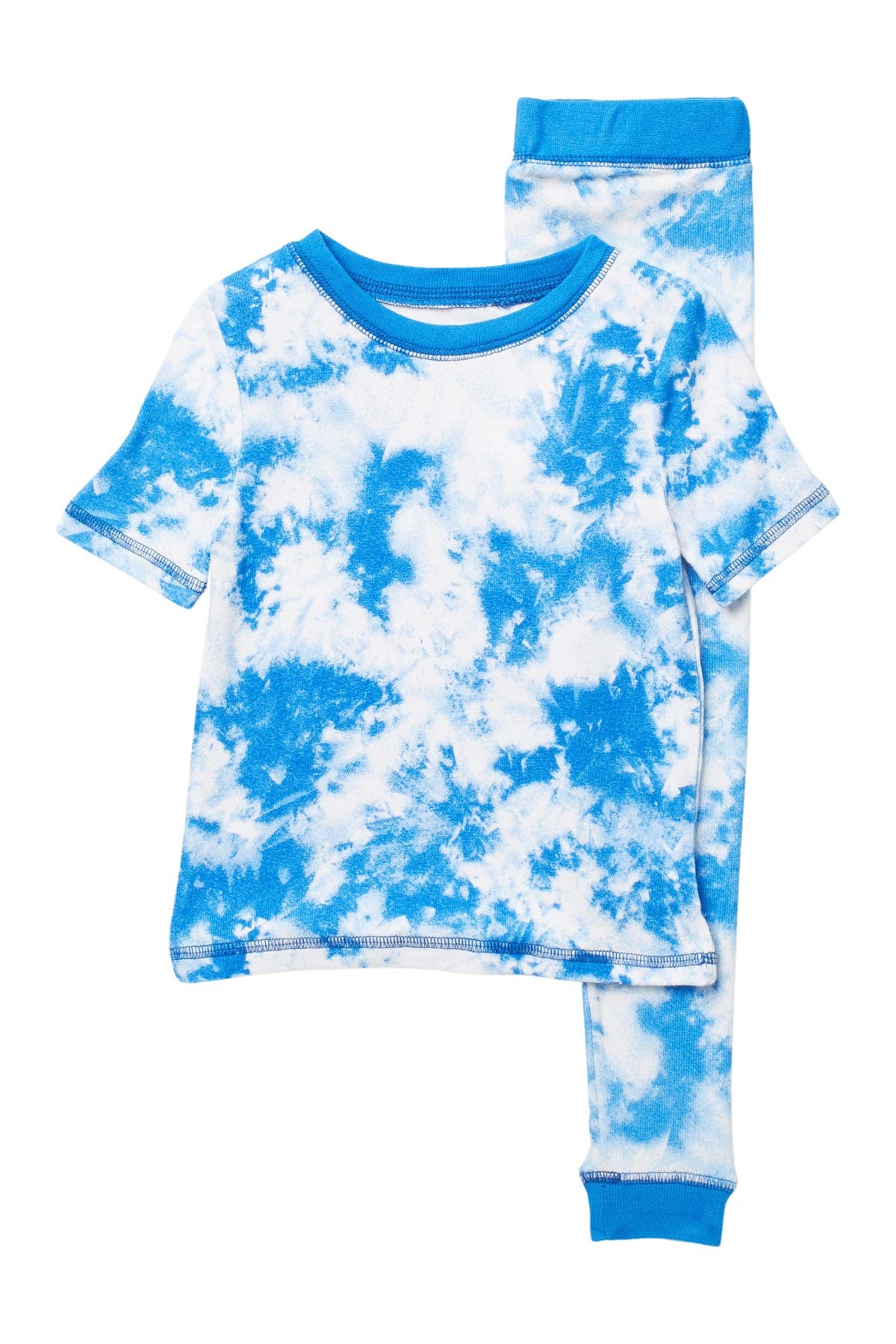 Cloud Nine Kids' Tie-dye Pajama Set In Blue