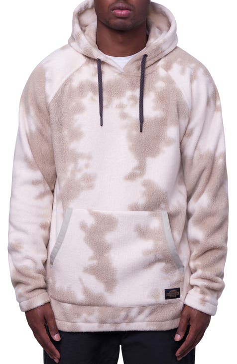 Men's Adidas White Pittsburgh Penguins Zero Dye AEROREADY 1/4-Zip Hoodie in Cream