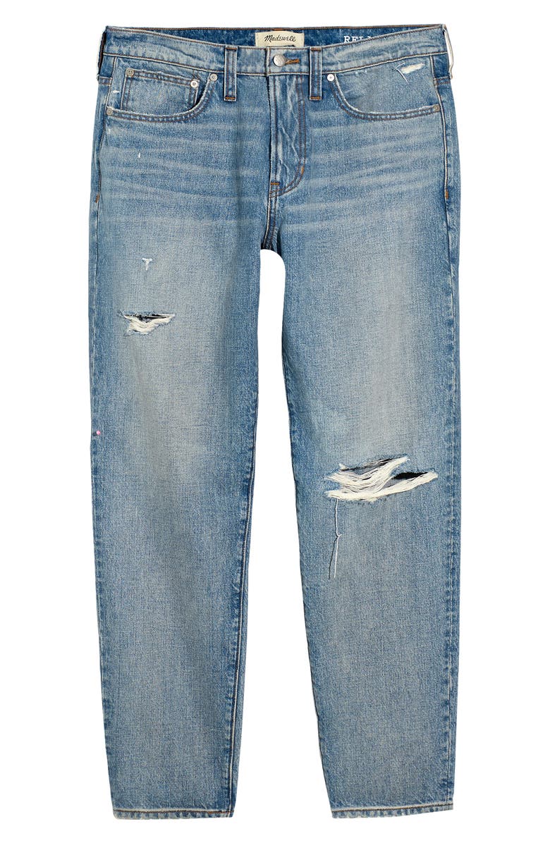Madewell Men's Relaxed Ripped Taper Jeans | Nordstrom