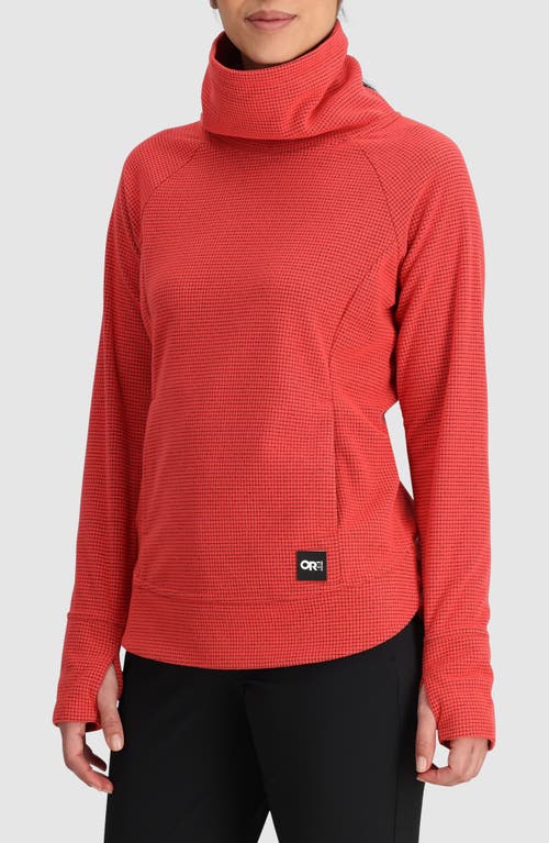 Shop Outdoor Research Trail Mix Fleece Cowl Pullover In Sunrise