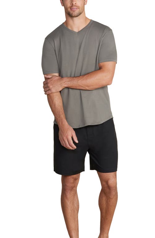 Shop Barefoot Dreams Butterchic Knit Heavy Shorts In Black