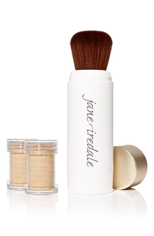 Amazing Base Loose Mineral Powder SPF 20 Refillable Brush in Amber