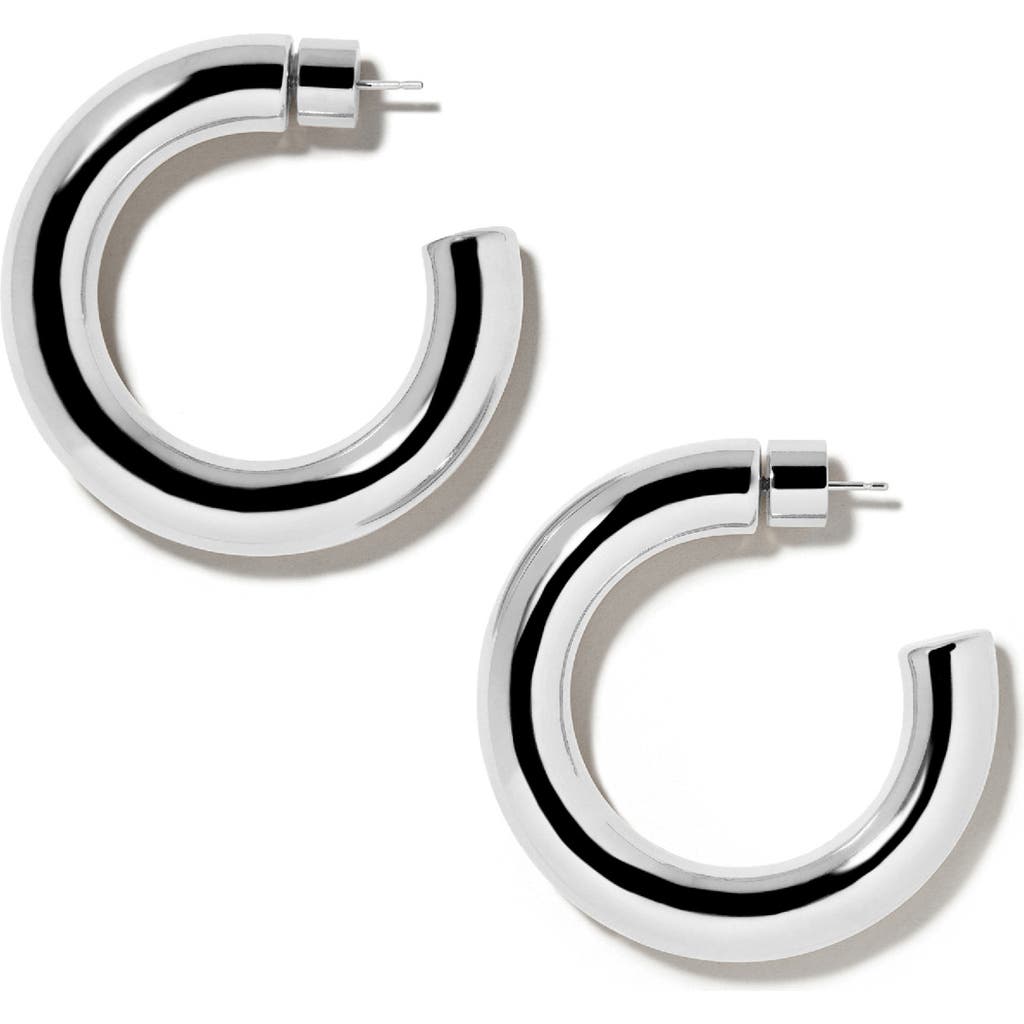 Jennifer Fisher Mini Jamma Hoop Earrings In Silver