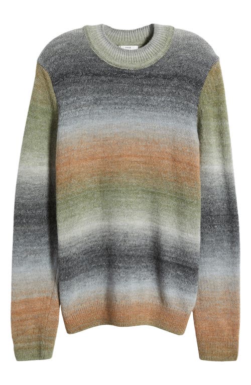 Brax Buddy Crewneck Long Sleeve Knit Virgin Wool Blend T-shirt In Salvia