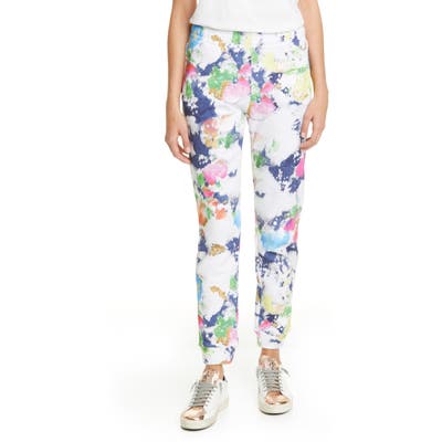 Moschino Paint Print Sweatpants, 6 IT - White