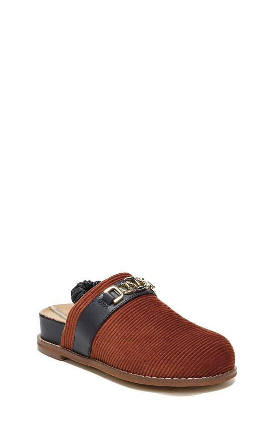 Sam Edelman Kids' Juney Clog In Mustard/ Baltic Navy