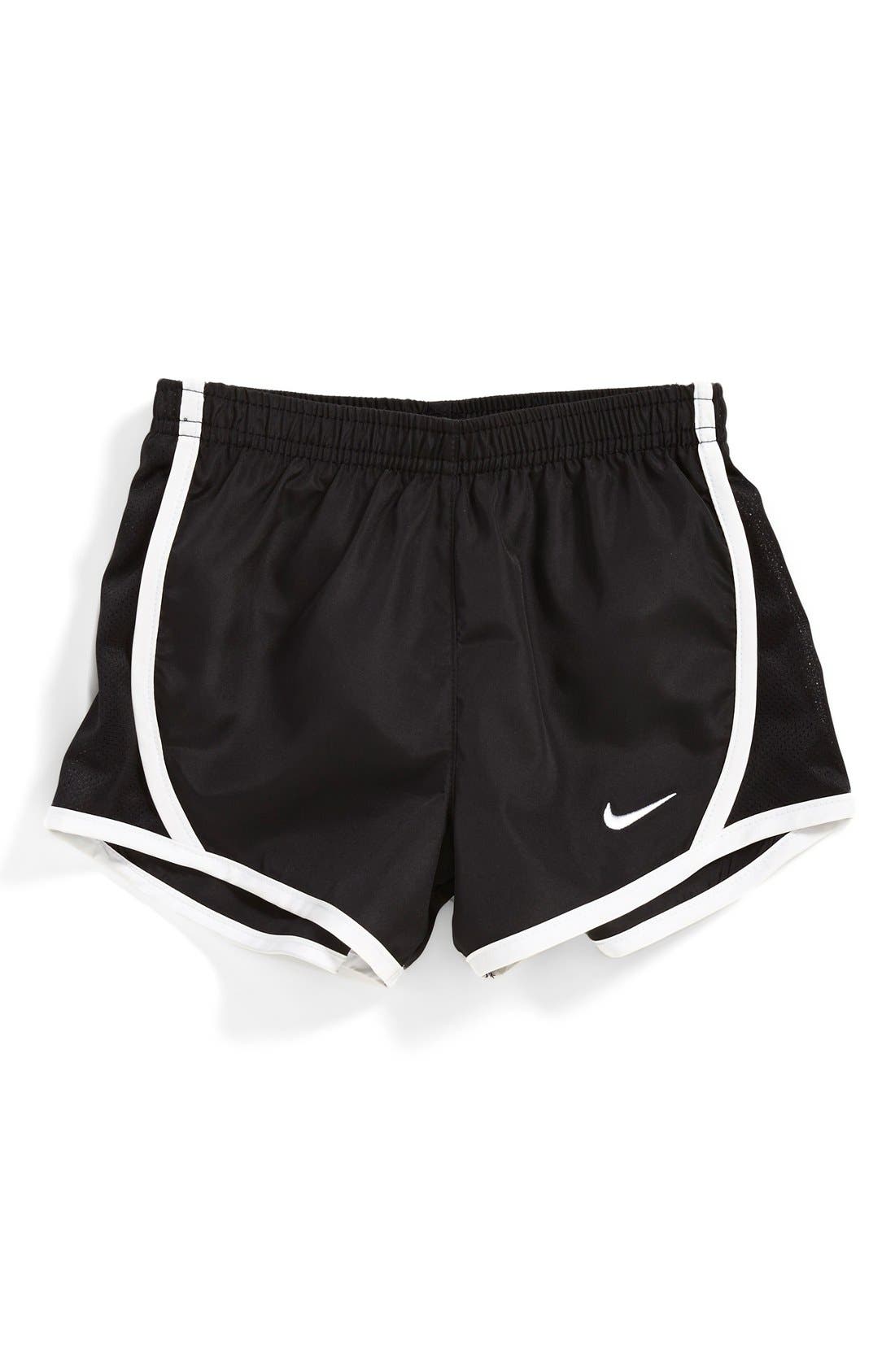 girls nike shorts black