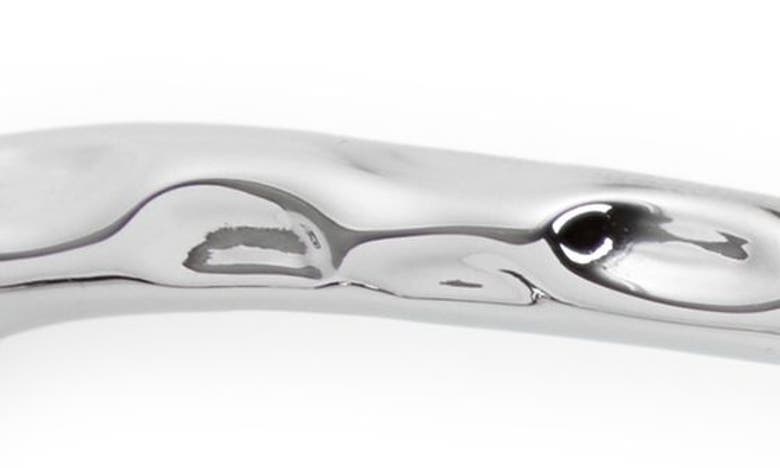 Machete Wavy French Hair Pin In Silver