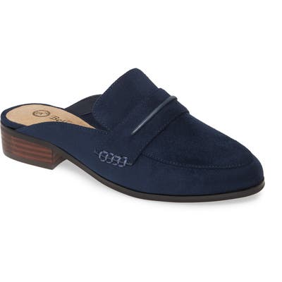 Bella Vita Binx Ii Loafer Mule- Blue
