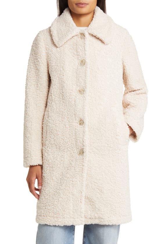 SAM EDELMAN SAM EDELMAN LONGLINE TEDDY FLEECE COAT