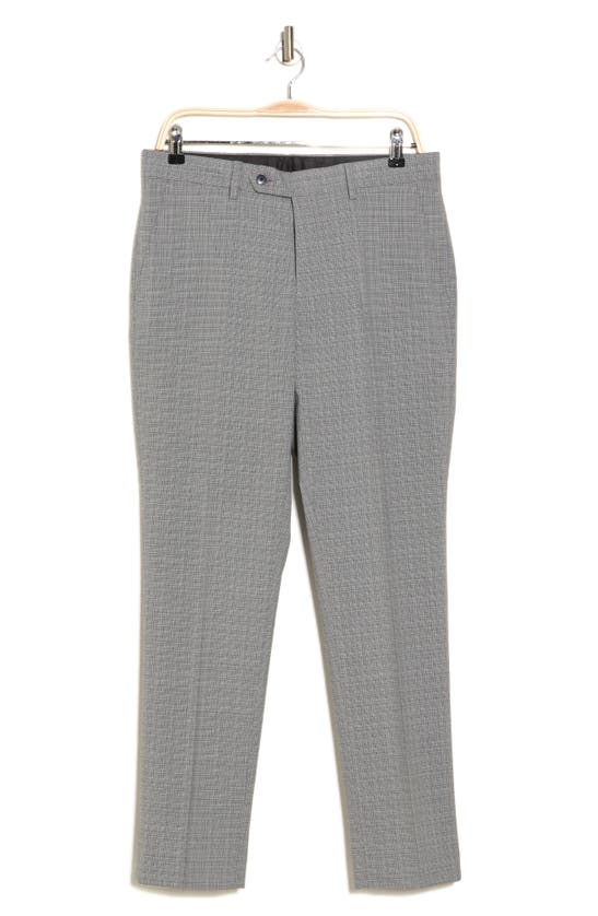 Vince Camuto Crosshatch Check Suit Separate Pants In Gray