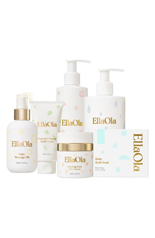 EllaOla The Baby's Complete Skin Care Bundle in White at Nordstrom