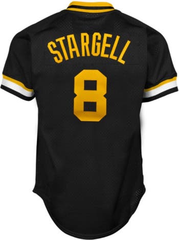 Men's Nike Willie Stargell Pittsburgh Pirates Cooperstown Collection Name &  Number Black T-Shirt