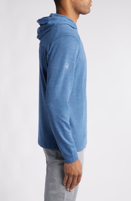 Shop Johnnie-o Remmy Performance Hoodie In Lake