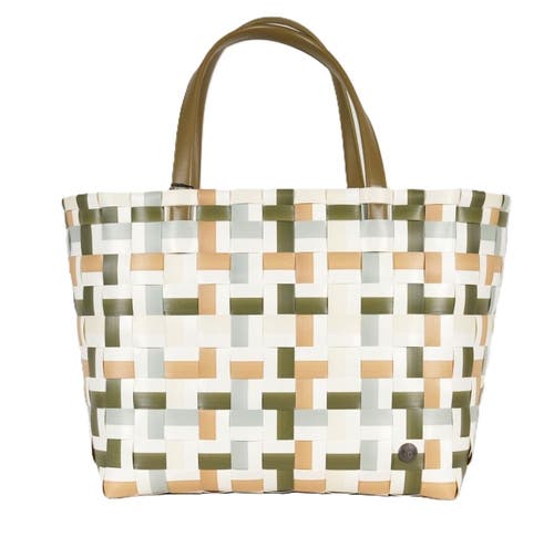 Handed By Fifty Fifty Recycled Plastic Weekender Bag In Hunting Green Mix