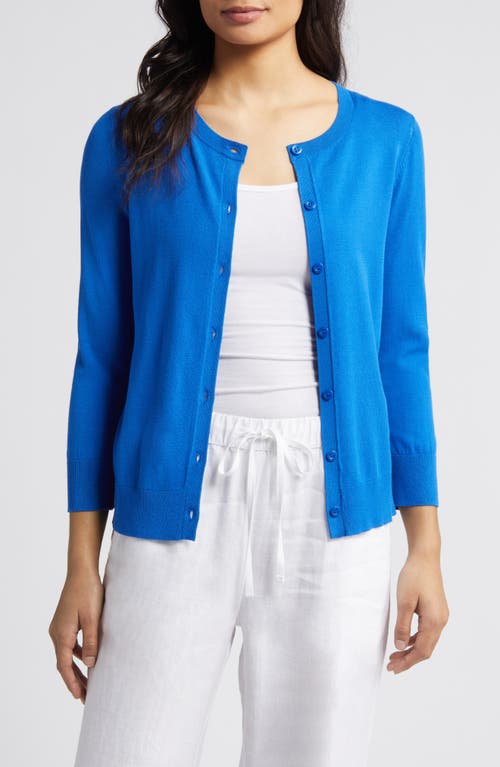 caslon(r) Crewneck Cardigan at Nordstrom,