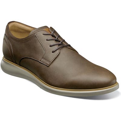 Florsheim Fuel Plain Toe Derby- Brown