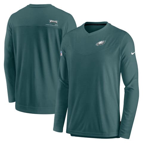 Green Bay Packers Nike Sideline Infograph Lock Up Performance Long Sleeve T- Shirt - Green