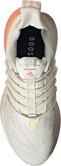 Adidas Women's Alphaboost V1 Casual Shoes in White/White Size 8.5