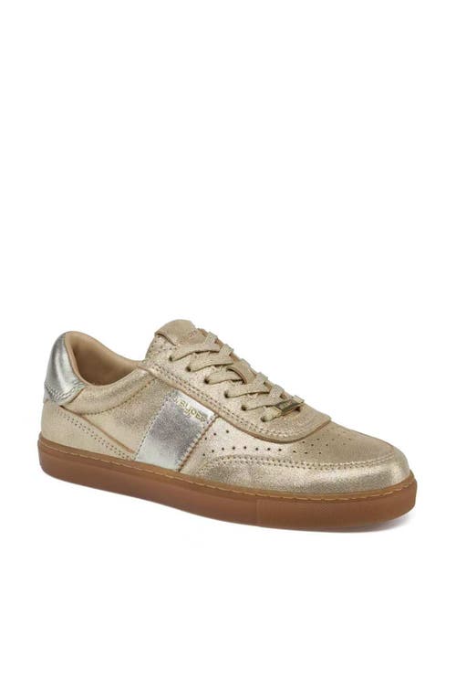 Jslides Footwear Tinsely Sneaker In Metallic  Light Gold