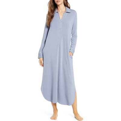 Natori Cozy Lounger Nightgown, Blue