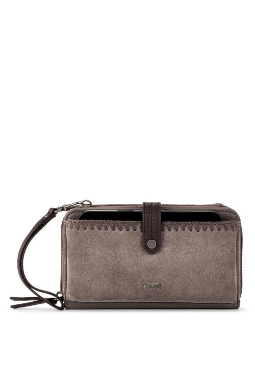 Shop The Sak Iris Smartphone Crossbody In Mushroom Suede