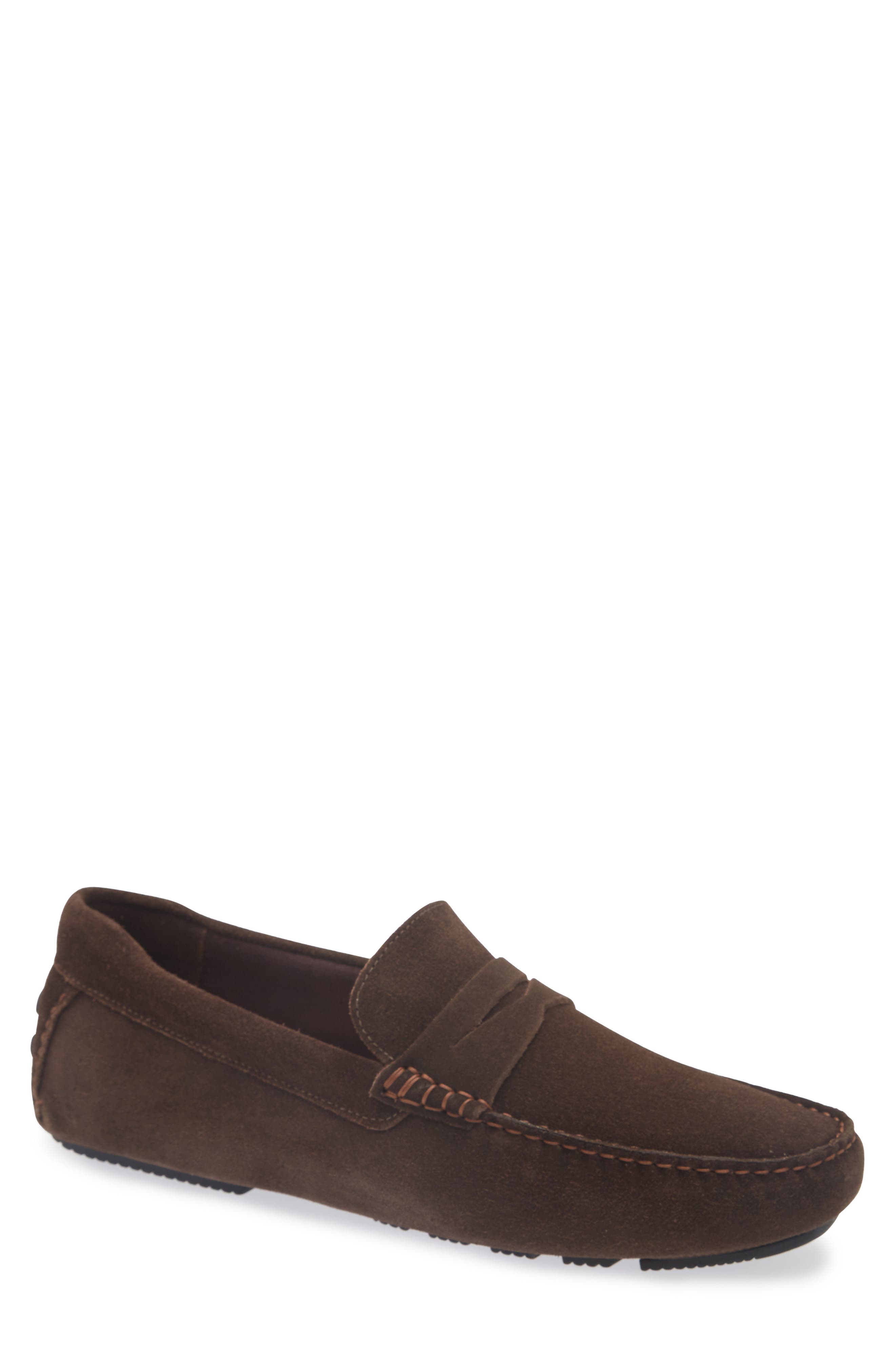 Nordstrom Cody Driving Loafer in Brown Coffee Cover