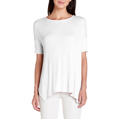 Michael Stars Ryann Ribbed Tunic Top, Size One Size - White