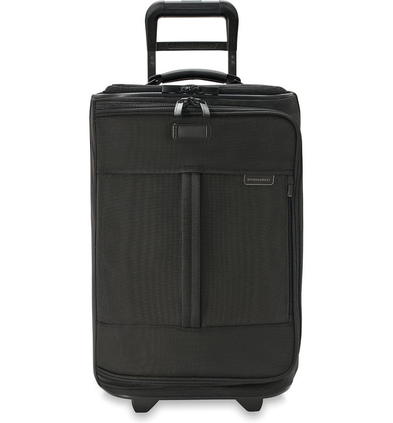 Briggs & Riley Baseline Global 21-Inch 2-Wheel Carry-On Duffle, Main, color, BLACK