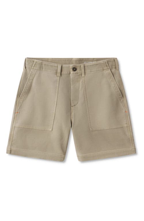 The Normal Brand Comfort Terry Utility Shorts In Sand Dune