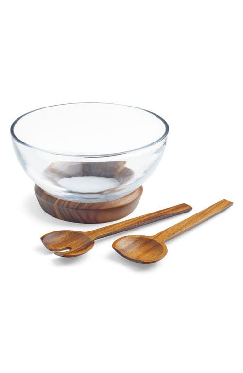 Nambé Cooper Salad Bowl & Servers Set in Brown at Nordstrom, Size One Size Oz