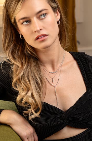 Bony levy diamond bar 2025 necklace