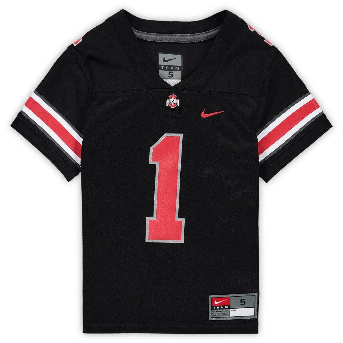 black nike ohio state football jersey