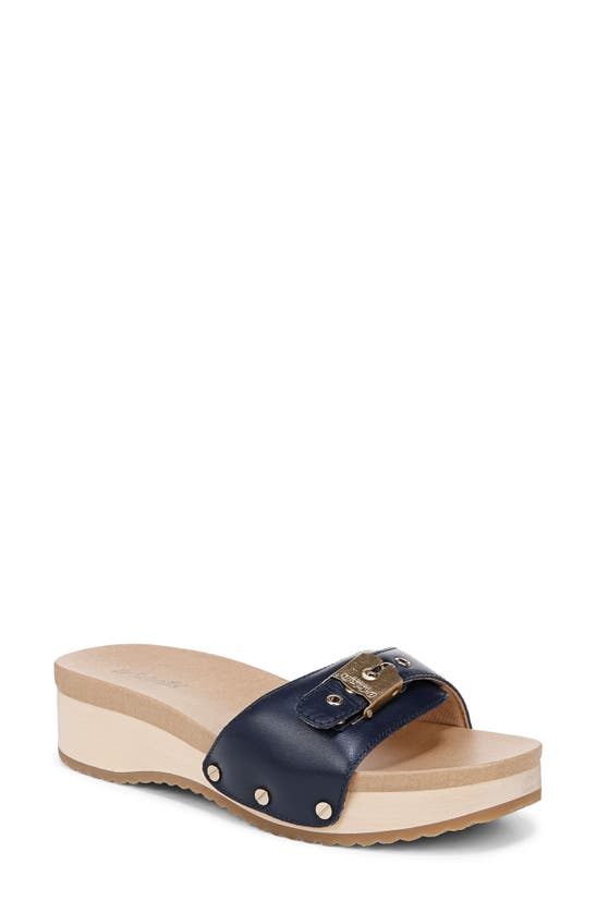 Shop Dr. Scholl's Original Too Platform Sandal In Navy