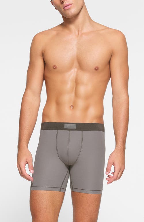 Skims 3-pack 5-inch Stretch Modal Boxer Briefs In Heather Multi