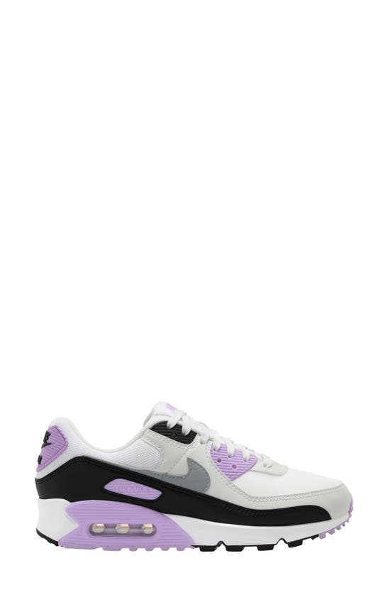 Shop Nike Air Max 90 Sneaker In White/ Cool Grey/ Lilac