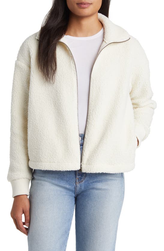 CASLON CASLON® BRUSHED FLEECE JACKET