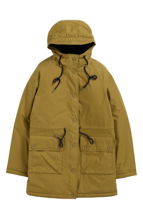 Shop Seasalt Cornwall Cliff Castle Waterproof Hooded Coat In Oak Yellow