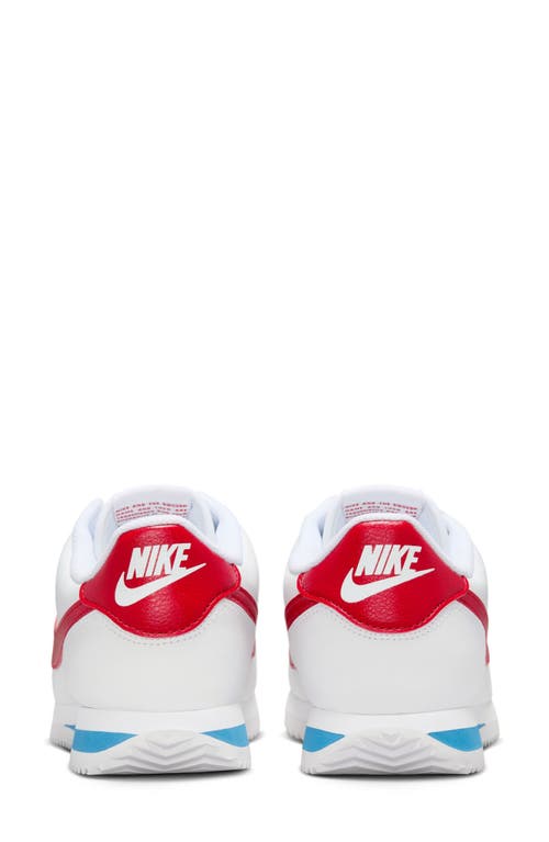 Shop Nike Cortez Sneaker In White/red/blue