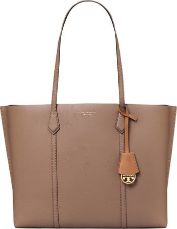 Tory Burch HB Perry Triple-Compartment Tote Devon Sand OS Beige One Size