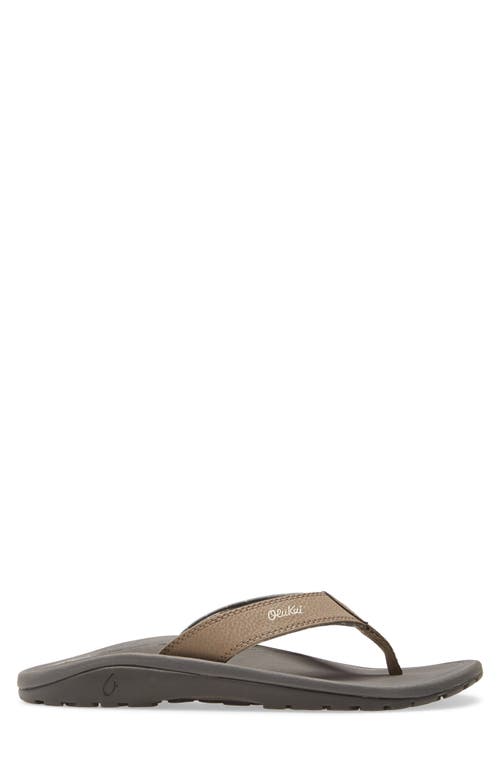 Olukai Ohana Flip Flop In Banyan/ Island Salt