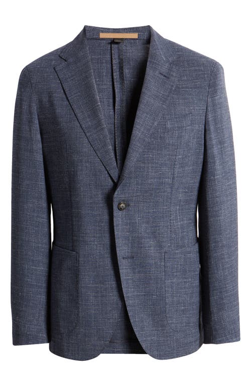 BOSS Heston Virgin Wool Blend Sport Coat Dark Blue at Nordstrom, - R