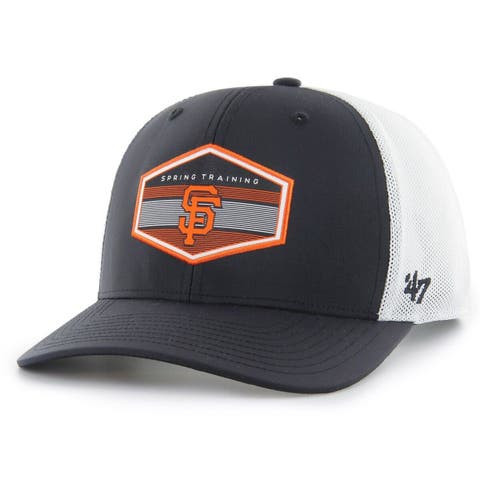 Men's San Francisco Giants Nike Heritage 86 Black Team Trucker Adjustable  Hat