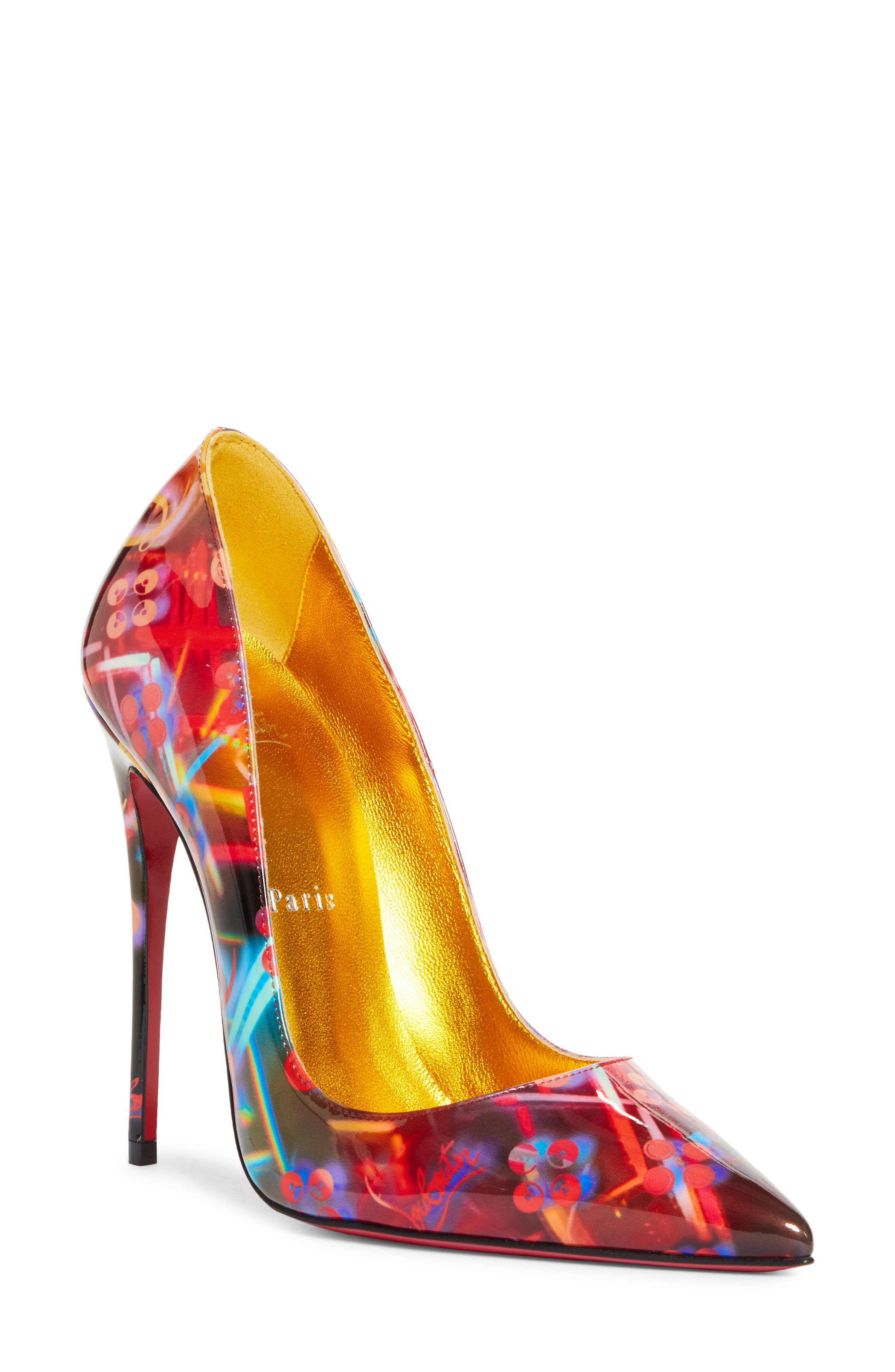 christian louboutin colorful heels