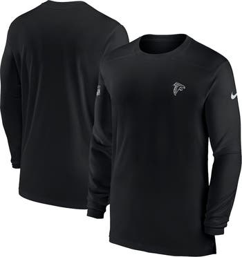 Nike Men s Nike Black Atlanta Falcons Sideline Coach Performance Long Sleeve T Shirt Nordstrom