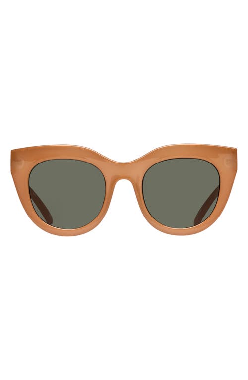 Le Specs Air Heart 51mm Sunglasses in Caramel/Khaki at Nordstrom