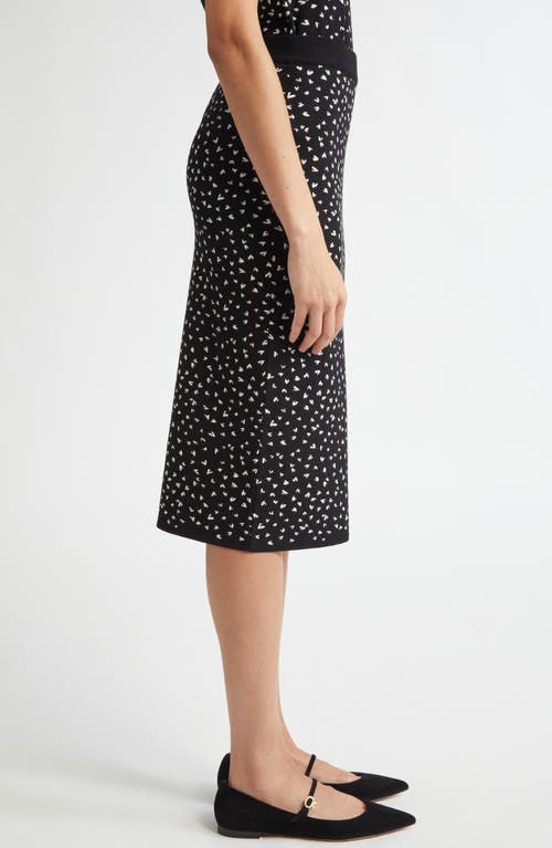 Max Mara Opunzia Midi Sweater Skirt In Black